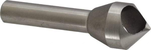 Keo - 3/4" Head Diam, 3/8" Shank Diam, 0 Flute 90° Cobalt Countersink - Bright Finish, 2-3/8" OAL, Single End, Straight Shank, Right Hand Cut - Industrial Tool & Supply