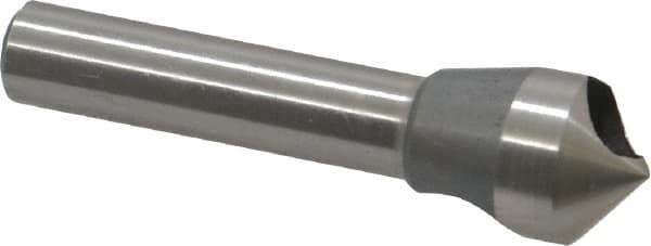 Keo - 1/2" Head Diam, 5/16" Shank Diam, 0 Flute 100° Cobalt Countersink - Bright Finish, 1-3/4" OAL, Single End, Straight Shank, Right Hand Cut - Industrial Tool & Supply