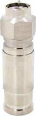 Ideal - Straight, RG11 Compression Coaxial Connector - Compatible with RG11 - Industrial Tool & Supply