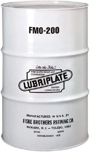 Lubriplate - 55 Gal Drum, Mineral Multipurpose Oil - SAE 10, ISO 46, 41 cSt at 40°C, 6 cSt at 100°C, Food Grade - Industrial Tool & Supply