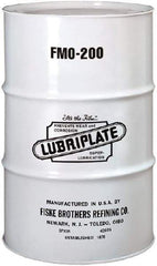 Lubriplate - 55 Gal Drum, Mineral Multipurpose Oil - SAE 10, ISO 46, 41 cSt at 40°C, 6 cSt at 100°C, Food Grade - Industrial Tool & Supply