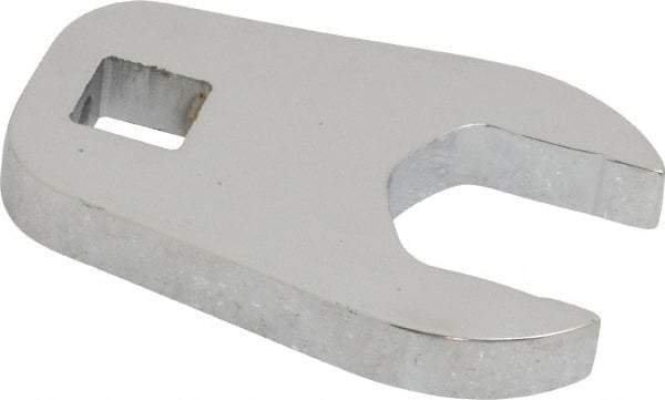 Proto - 25mm 1/2" Drive Full Polish Chrome Open End Crowfoot Wrench - 2.9" OAL - Industrial Tool & Supply