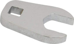 Proto - 25mm 1/2" Drive Full Polish Chrome Open End Crowfoot Wrench - 2.9" OAL - Industrial Tool & Supply