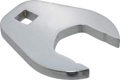 Proto - 36mm 1/2" Drive Full Polish Chrome Open End Crowfoot Wrench - 3.4" OAL - Industrial Tool & Supply