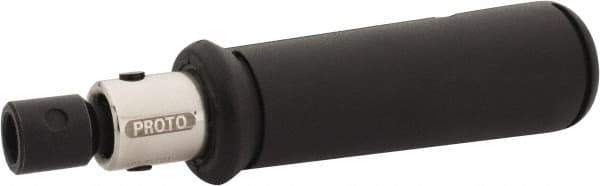 Proto - Preset Pre-Set Interchangeable Head Torque Wrench Assembly - 3 N/m to 150 In/Lb Torque, 6" OAL - Industrial Tool & Supply
