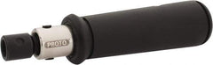 Proto - Preset Pre-Set Interchangeable Head Torque Wrench Assembly - 3 N/m to 150 In/Lb Torque, 6" OAL - Industrial Tool & Supply