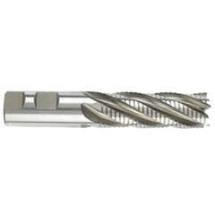 7/8" Dia. - 4-1/8" OAL - Cobalt - Bright - Roughing & Finishing SE EM - 5 FL - Industrial Tool & Supply