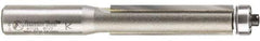Amana Tool - 1/2" Cut Diam, 2" Length of Cut, 2 Flute Flush Trim Edge Profile Router Bit - Carbide-Tipped, 1/2" Shank Diam, 4-1/4" OAL, Uncoated - Industrial Tool & Supply