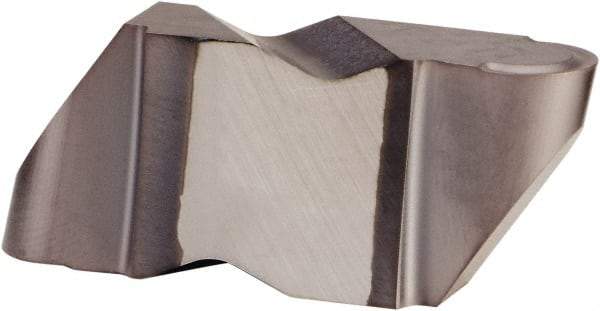 Kennametal - 3047NR K Grade KCU25, 2.39mm Cutting Width Carbide Grooving Insert - 3.81mm Max Depth of Cut, Right Hand, 1.19mm Corner Radius, AlTiN Finish - Industrial Tool & Supply