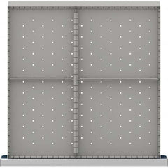 LISTA - 4-Compartment Drawer Divider Layout for 3.15" High Drawers - Industrial Tool & Supply