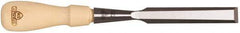 Stanley - 9-21/64" OAL x 5/8" Blade Width Wood Chisel - 5/8" Tip, Hornbeam Wood Handle - Industrial Tool & Supply