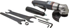 Ingersoll-Rand - 5" Wheel Diam, 12,000 RPM, Pneumatic Angle & Disc Grinder - 5/8-11 Spindle, 41 CFM, Rear Exhaust - Industrial Tool & Supply
