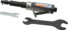 Ingersoll-Rand - 1/4" Collet, Straight Handle, Straight Air Die Grinder - 30,000 RPM, Rear Exhaust, 30 CFM, 0.33 hp, 620 kPa, 1/4 NPT - Industrial Tool & Supply