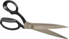 Wiss - 5" LOC, 10-3/8" OAL Bent Upholstery, Carpet, & Fabric Shears - Offset Handle, For Carpet, Composite Materials, Synthetic Fibers - Industrial Tool & Supply