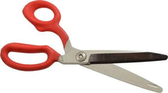 Wiss - 5" LOC, 10-3/8" OAL High Leverage Industrial Shears - Offset Handle, For Carpet, Composite Materials, Synthetic Fibers - Industrial Tool & Supply