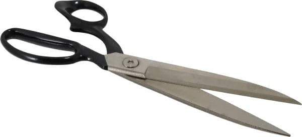 Wiss - 6" LOC, 12-1/2" OAL Bent Upholstery, Carpet, & Fabric Shears - Offset Handle, For Carpet, Composite Materials, Synthetic Fibers - Industrial Tool & Supply