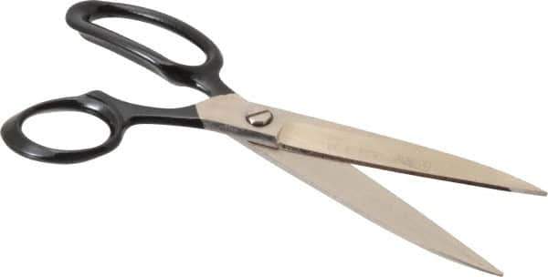 Wiss - 5" LOC, 10-3/8" OAL Inlaid Industrial Straight Shears - Straight Handle, For Carpet, Drapery, Upholstery - Industrial Tool & Supply