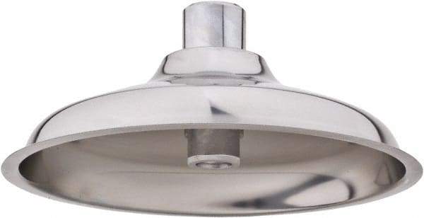 Haws - 1" Inlet, 10-5/8" Long x 10-5/8" Wide x 4-9/16" High x 3/32" Thick, Stainless Steel Plumbed Wash Station Showerhead - Compatible with Emergency Showers, Combination Drench Shower & Eye/Face Wash Stations - Industrial Tool & Supply