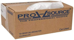 PRO-SOURCE - 1.5 mil Thick, Heavy-Duty Trash Bags - 38" Wide x 58" High, Clear - Industrial Tool & Supply