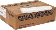 PRO-SOURCE - 1.5 mil Thick, Heavy-Duty Trash Bags - 40" Wide x 46" High, Clear - Industrial Tool & Supply