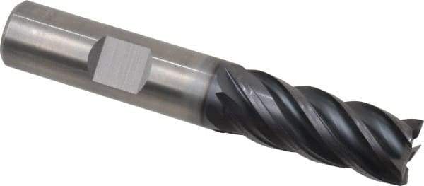 Kennametal - 1/2", 5 Flute, Solid Carbide, 0.015" Corner Radius End Mill - 3" OAL, 1-1/4" LOC - Industrial Tool & Supply