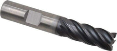 Kennametal - 1/2", 5 Flute, Solid Carbide, 0.015" Corner Radius End Mill - 3" OAL, 1-1/4" LOC - Industrial Tool & Supply