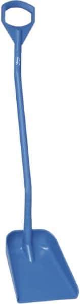 Vikan - 13-1/4" High Square Plastic Shovel - 39-7/8" Long D-Grip Handle - Industrial Tool & Supply