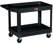 HD Utility Cart - 2 shelf 24 x 36 - 500 lb Capacity - Handle -- Storage compartments, holsters and hooks - Industrial Tool & Supply