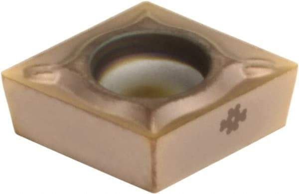 Sumitomo - CCMT21.52 ESU Grade AC520U Carbide Turning Insert - TiAlN/AlCrN Finish, 80° Diamond, 1/4" Inscr Circle, 3/32" Thick, 1/32" Corner Radius - Industrial Tool & Supply