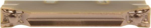 Sumitomo - 6004GCMN ML Grade AC830P, 0.2362205" Cutting Width Carbide Grooving Insert - 1" Max Depth of Cut, Neutral, 1/64" Corner Radius - Industrial Tool & Supply