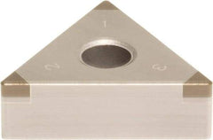 Sumitomo - 3NU-TNGA333 Grade BN700 PCBN Turning Insert - Uncoated, 60° Triangle, 3/8" Inscr Circle, 3/16" Thick, 3/64" Corner Radius - Industrial Tool & Supply
