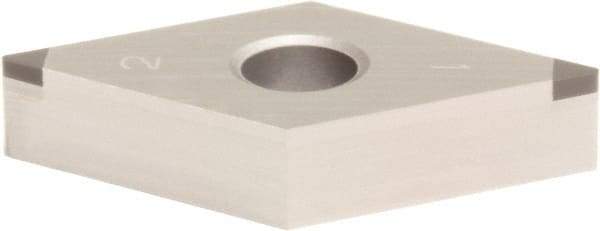 Sumitomo - 2NU-DNGA432 Grade BNX20 PCBN Turning Insert - Uncoated, 55° Diamond, 1/2" Inscr Circle, 3/16" Thick, 1/32" Corner Radius - Industrial Tool & Supply