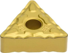 Sumitomo - TNMG433 ESE Grade AC810P Carbide Turning Insert - Al2O3 Finish, 60° Triangle, 1/2" Inscr Circle, 3/16" Thick, 3/64" Corner Radius - Industrial Tool & Supply
