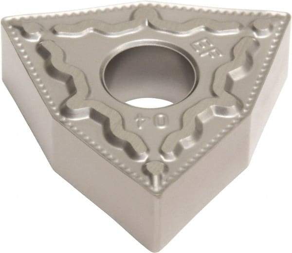 Sumitomo - WNMG432 EEF Grade EH520 Carbide Turning Insert - Uncoated, 80° Trigon, 1/2" Inscr Circle, 3/16" Thick, 1/32" Corner Radius - Industrial Tool & Supply