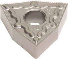 Sumitomo - WNMG432 EEF Grade EH520 Carbide Turning Insert - Uncoated, 80° Trigon, 1/2" Inscr Circle, 3/16" Thick, 1/32" Corner Radius - Industrial Tool & Supply