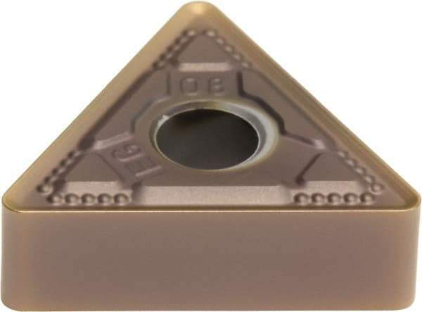 Sumitomo - TNMG332 EEG Grade AC520U Carbide Turning Insert - TiAlN/AlCrN Finish, 60° Triangle, 1/2" Inscr Circle, 3/16" Thick, 1/32" Corner Radius - Industrial Tool & Supply