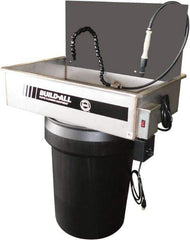 Build-All - Drum Mount Water-Based Parts Washer - 25 Gal Max Operating Capacity, 304 Stainless Steel Tank, 115 Input Volts - Industrial Tool & Supply