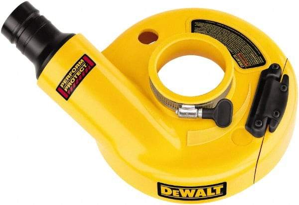 DeWALT - 7" Diam Grinder Dust Shroud - For Use with Dewalt Large Angle Grinders - Industrial Tool & Supply