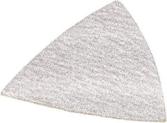 DeWALT - 80 Grit, Aluminum Oxide TriangleSanding Sheet - 3-1/2" Long x 3-3/4" Wide, Medium Grade, Weighted Cloth Backing - Industrial Tool & Supply