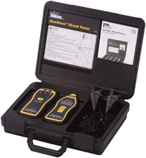 Ideal - 6 Piece, Circuit Tracer Kit - 600 Volt Max, LED Display - Industrial Tool & Supply