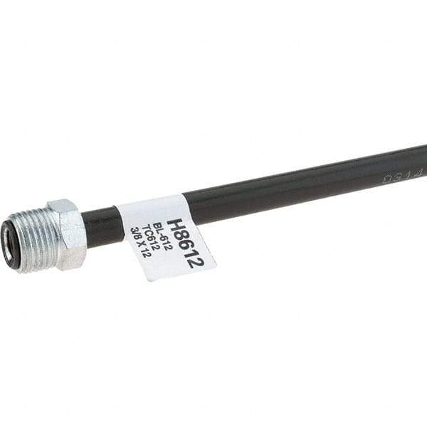 Value Collection - 3/8" OD x 12" Long, Automotive Brake Line - Steel/Copper - Industrial Tool & Supply
