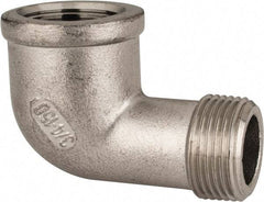 Value Collection - 3/4" Grade 316 Stainless Steel Pipe 90° Street Elbow - FNPT x MNPT End Connections, 150 psi - Industrial Tool & Supply
