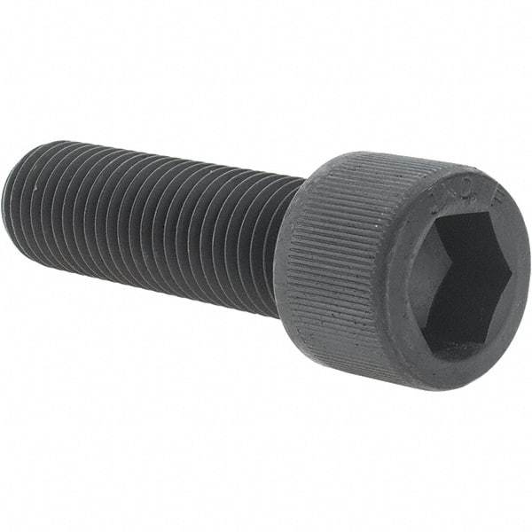 Value Collection - 7/8-9 UNC Hex Socket Drive, Socket Cap Screw - Alloy Steel, Black Oxide Finish, Fully Threaded, 3" Length Under Head - Industrial Tool & Supply