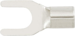 #10 Stud, 12 to 10 AWG Compatible, Noninsulated, Standard Fork Terminal 0.354″ Fork Width, 0.72″ OAL, 0.039″ Thick