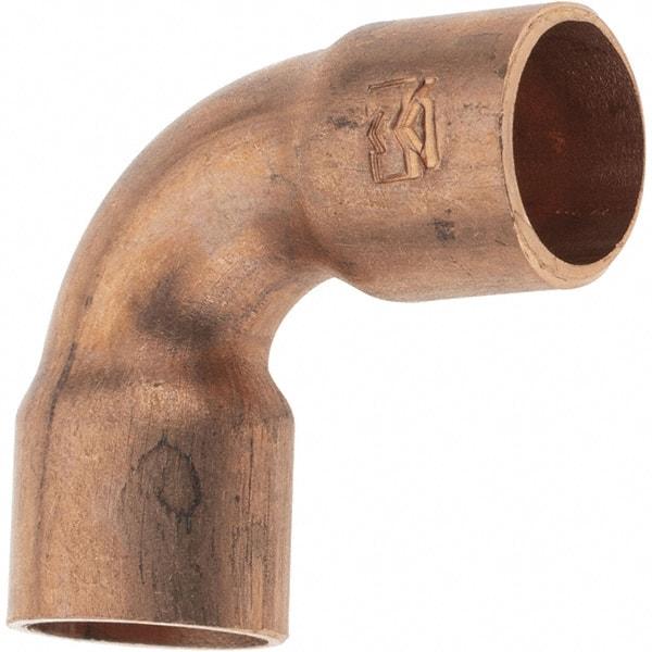 Value Collection - 1/4 x 1/4" Wrot Copper Pipe 90° Elbow - C x C - Industrial Tool & Supply