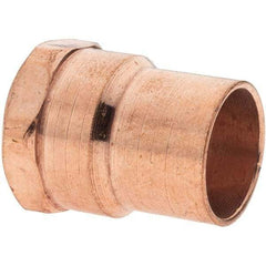 Value Collection - 5/8 x 1/2" Wrot Copper Pipe Adapter - C x F - Industrial Tool & Supply