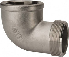 Value Collection - 2" Grade 316 Stainless Steel Pipe 90° Street Elbow - FNPT x MNPT End Connections, 150 psi - Industrial Tool & Supply