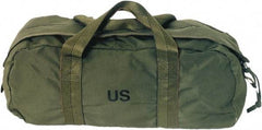 Ability One - 2 Pocket Olive Drab Canvas Tool Bag - 6" Wide x 19-1/2" Deep x 8-1/2" High - Industrial Tool & Supply
