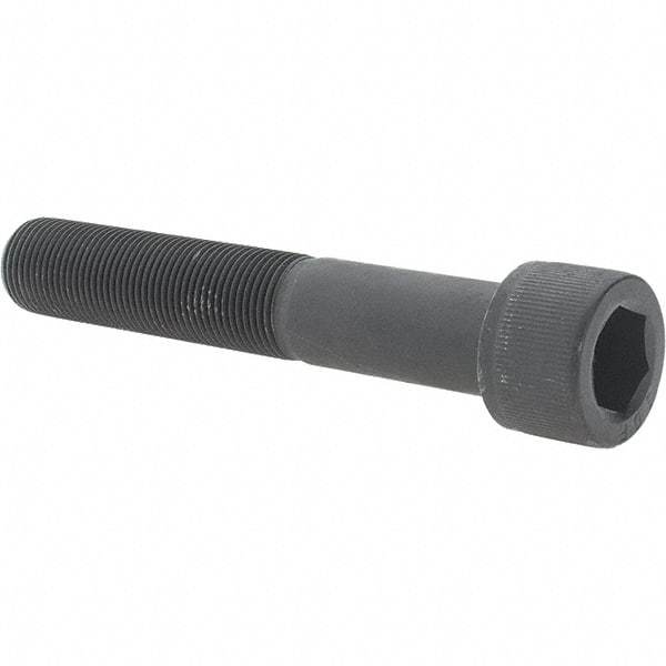 Value Collection - 3/4-16 UNF Hex Socket Drive, Socket Cap Screw - Alloy Steel, Black Oxide Finish, Partially Threaded, 4-1/2" Length Under Head - Industrial Tool & Supply