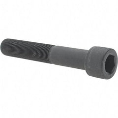 Value Collection - 3/4-16 UNF Hex Socket Drive, Socket Cap Screw - Alloy Steel, Black Oxide Finish, Partially Threaded, 4-1/2" Length Under Head - Industrial Tool & Supply